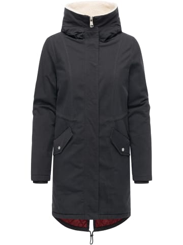 ragwear Wintermantel Coogle YOUMODO in Black