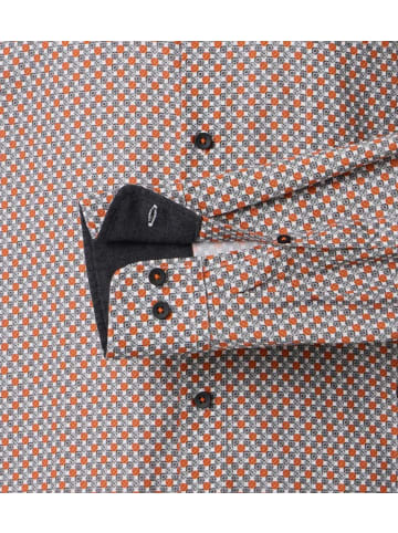 Redmond Langarm-Hemd in orange