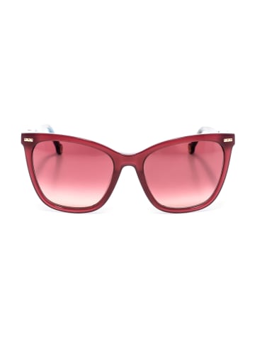 Carolina Herrera Sonnenbrille in Bordeaux