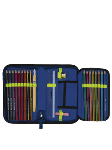 DerDieDas ErgoFlex Tiny - Schulranzen Set 5tlg. 900g (Deep Ocean) in Neon Crazy