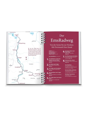 Kompass-Karten KOMPASS Radreiseführer Emsradweg | Von der Senne bis zur Nordsee. Mit...