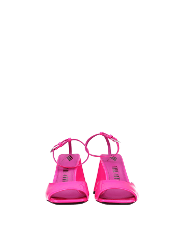 The Attico Pink Leder Stiletto Absatz Sandalen