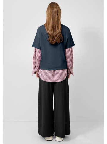 QS T-Shirt in 58D0_tiefblau