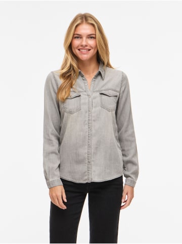 Vila Jeanshemd in Grey Denim