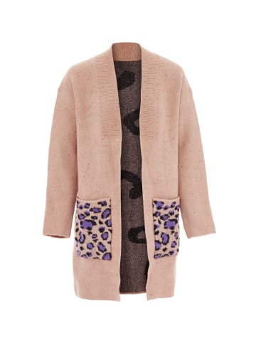 IMANE Strickjacke in Dunkelrosa