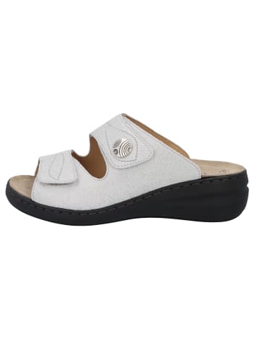 Solidus Damen Pantoletten Spezial - Weite H in Weiß