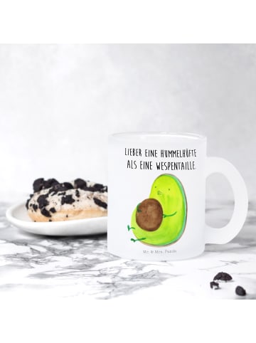 Mr. & Mrs. Panda Trinkglas Avocado Pfeifen mit Spruch in Transparent