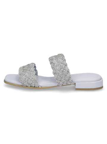 Marco Tozzi Pantolette in polar blau glitzer