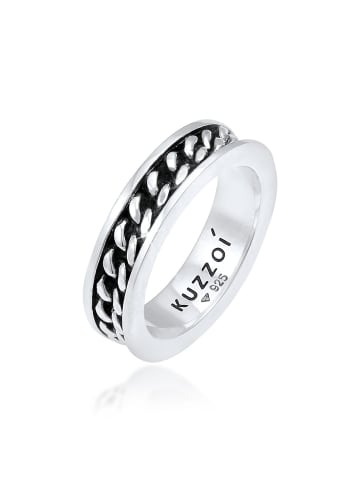 KUZZOI Ring 925 Sterling Silber Twisted in Silber