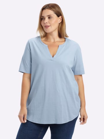 sheego T-Shirt in hellblau