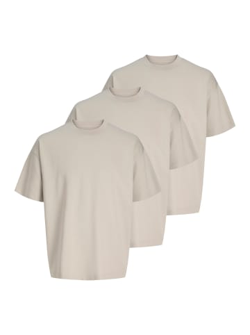 Jack & Jones T-Shirt Barron Tee in Moonbeam