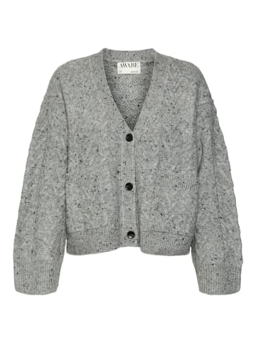 Vero Moda Strickjacke in Medium Grey Melange
