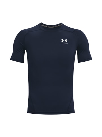 Under Armour HG Armour Comp SS in Navy