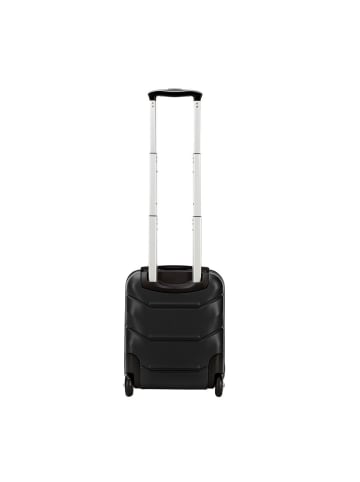 Wittchen Kabinenkoffer Travel Kollektion (H) 42 x (B) 32 x (T) 25 cm in Schwarz