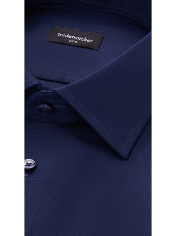 Seidensticker Business Hemd Slim in Dunkelblau