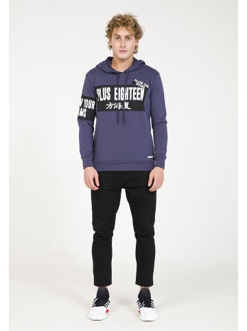 PLUS EIGHTEEN Herren Kapuzenpullover in Petrol