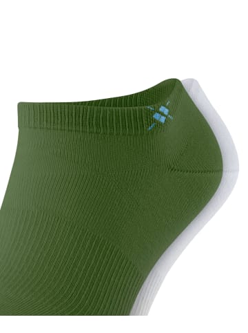 Burlington Sneaker-Socken Doppelpack in Fir green