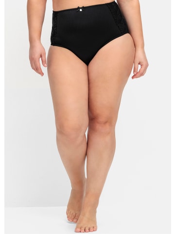 sheego Formslip in schwarz + schwarz