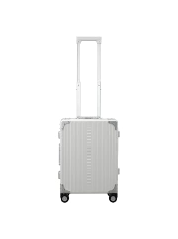 Aleon Fortis 4-Rollen Kabinentrolley Aluminium 54 cm snowwhite
