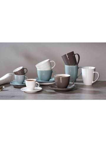 Ritzenhoff & Breker 6er Set Espressotassen mit Untertassen Suomi 90 ml in Beige