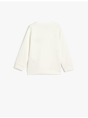 KOTON Sweatshirt in Ekru