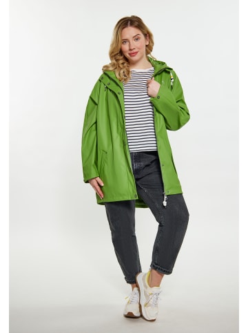 Schmuddelwedda Damen Curvy Regenmantel in Hellgrün
