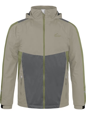 Normani Outdoor Sports Kinder Regenjacke mit Fleecefutter Wasilla in Beige