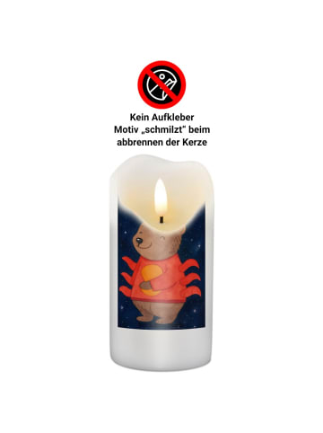 Mr. & Mrs. Panda Kerze Krebs Astrologie Design ohne Spruch in Weiß