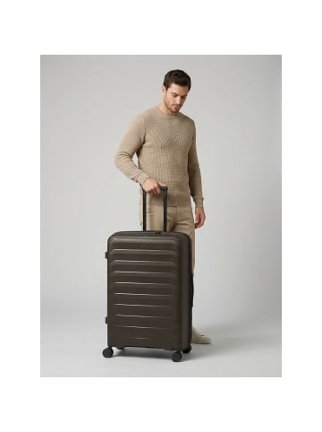 D&N Toronto 4 Rollen Trolley L 75 cm mit Dehnfalte mocha brown