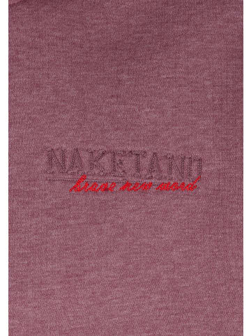 naketano Oversize-Sweat Hoody Big Theo 20 Bordeaux Melange