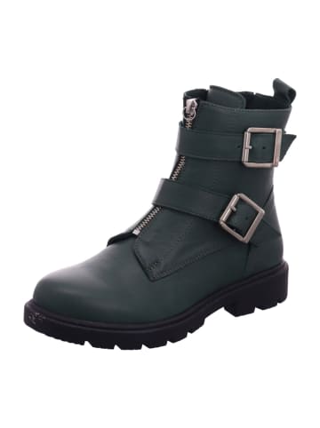 Esgano Damenschnürrstiefel kalt flach Da.-Bootie in  Grün