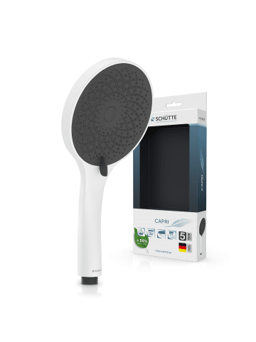 Franz Joseph Schütte CAPRI Handbrause, Weiß matt/Anthrazit