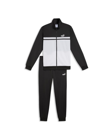 Puma Poly Colorblock Suit in Schwarz