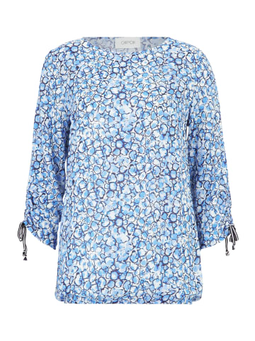 CARTOON Casual-Bluse mit Muster in Blau/Weiß