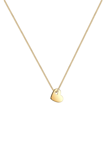 Elli Halskette 925 Sterling Silber Herz in Gold