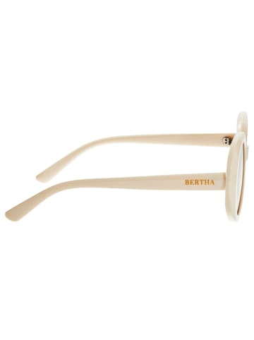 Bertha Polarisierte Sonnenbrille "Annie" in Creme/Schwarz