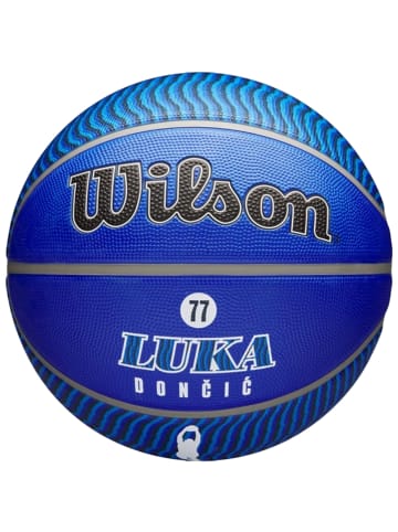 Wilson Wilson NBA Player Icon Luka Doncic Outdoor Ball in Blau