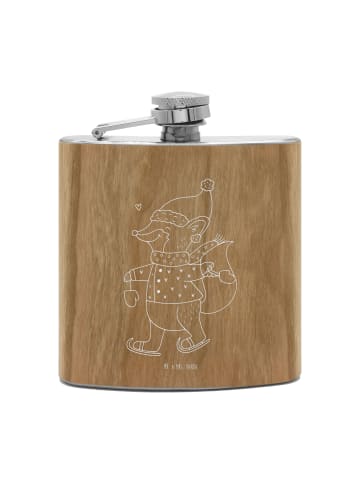 Mr. & Mrs. Panda edelstahl flachmann Fuchs  Schlittschuhe ohne S... in Braun