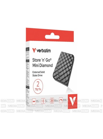 Verbatim Verbatim USB 3.2 SSD 2TB USB 3.2 Schwarz