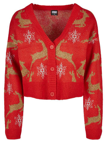 Urban Classics Cardigans in red/gold