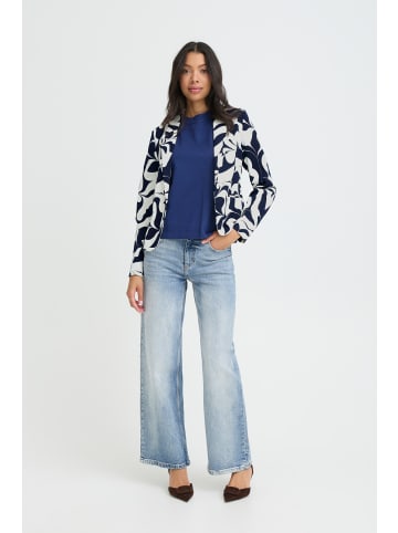 b. young Blazer BYRIZETTA Regular fit in MEDIEVAL BLUE SWIRLS