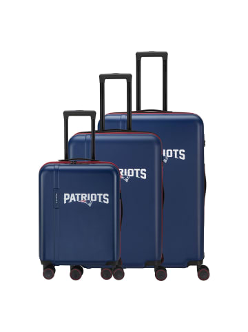 travelite travelite x NFL 4 Rollen Kofferset 3-teilig mit Dehnfalte new england patriots