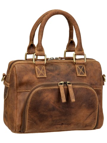 Greenburry Handtasche Vintage Umhängetasche in Sattelbraun