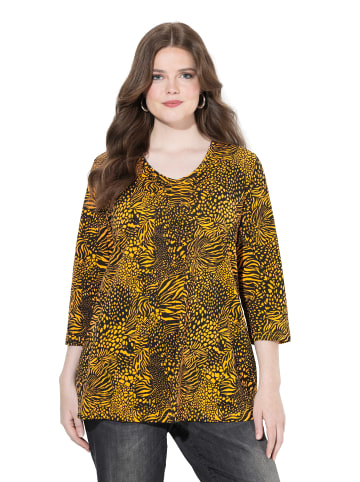 Ulla Popken Langarmshirt in neon orange