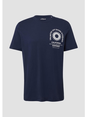 s.Oliver T-Shirt in 58D2_tiefblau