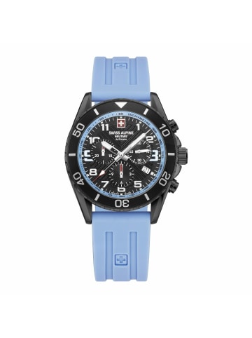 Swiss Alpine Military by Grovana Analoguhr für Herren in blau