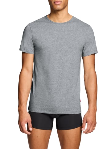 Levi´s T-Shirt LEVIS MEN SOLID CREW 6P in Navy / Grey Melange