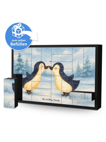 Mr. & Mrs. Panda Befüllbarer Adventskalender Pinguin Liebe Desig... in Weiß