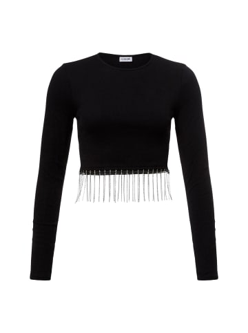 Noisy may Langarmshirt NMMaya in schwarz