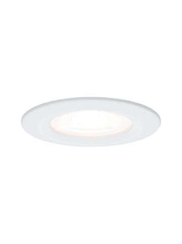 paulmann EBL Set Nova rund starr LED IP44 1x6,5W 2700K GU10 51mm Weiß matt